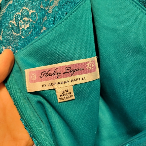 Blue lace dress - Picture 4 of 4